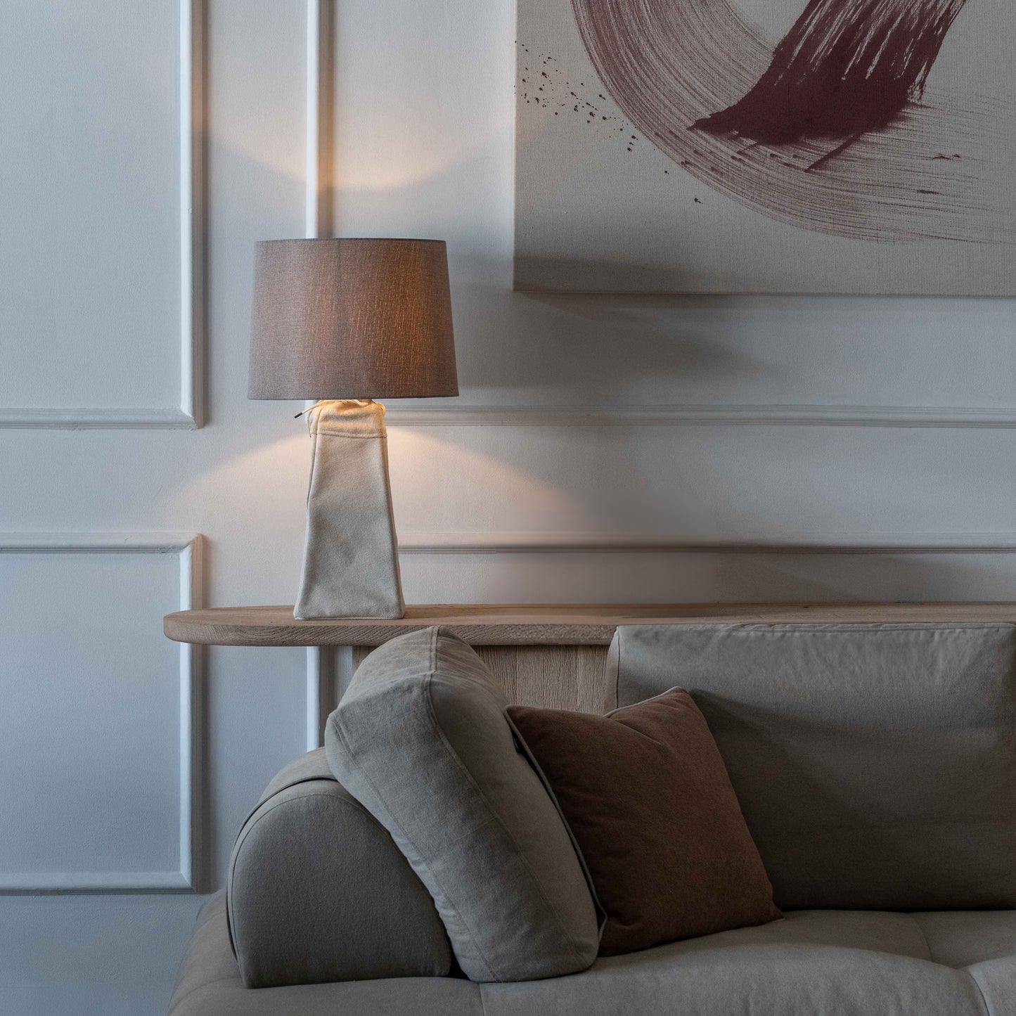 Tiffany Modern Fabric Table Lamp