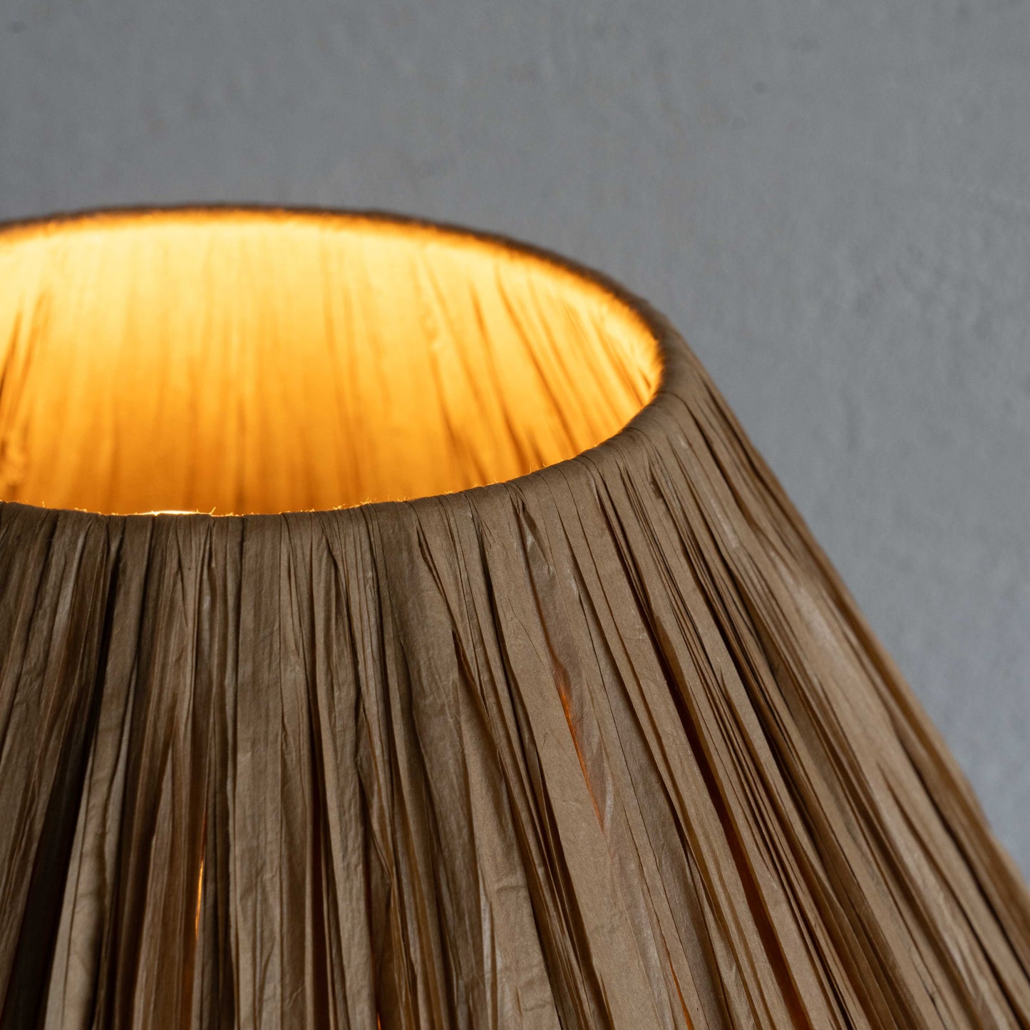 Aisling Natural Rust Raffia Table Lamp