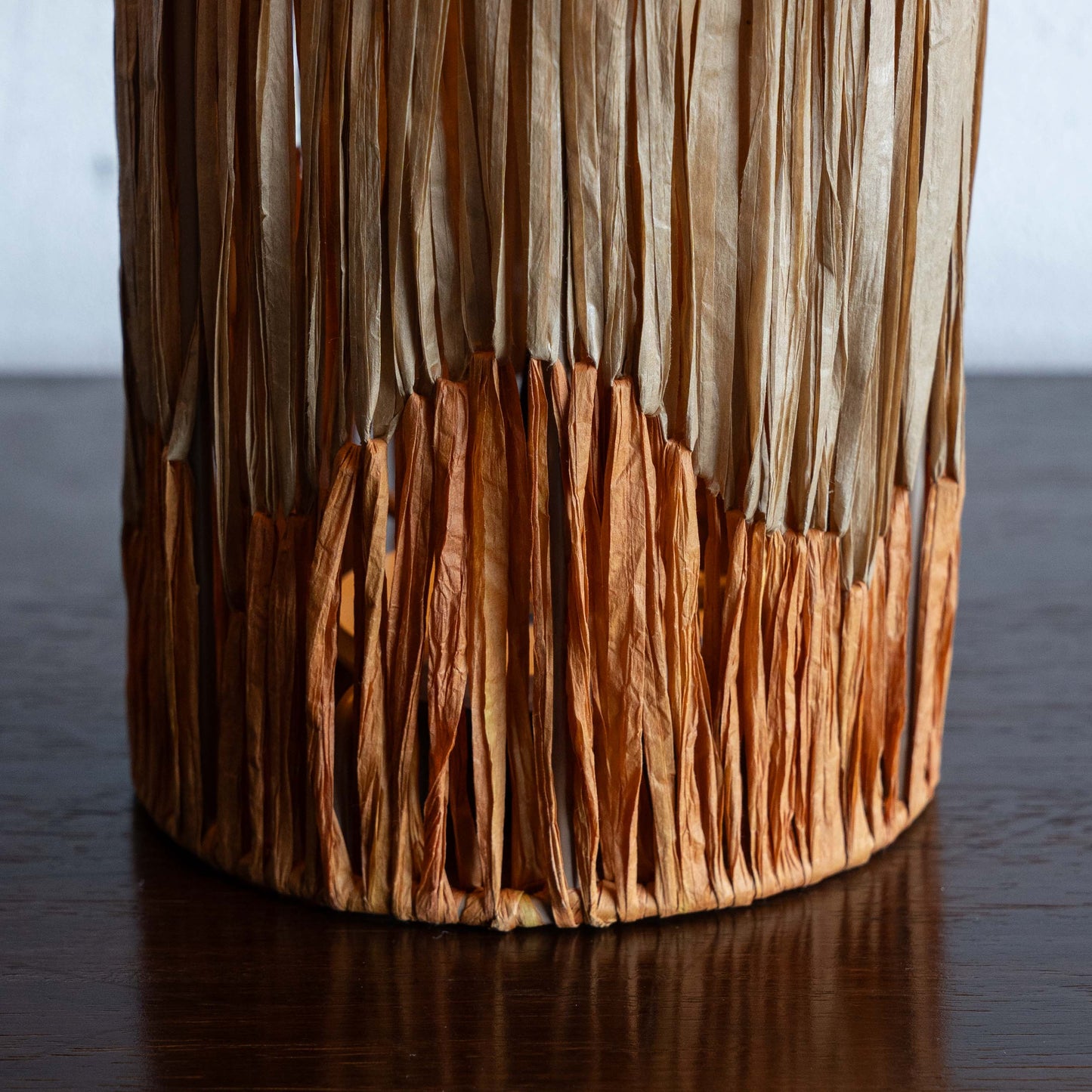 Aisling Natural Rust Raffia Table Lamp