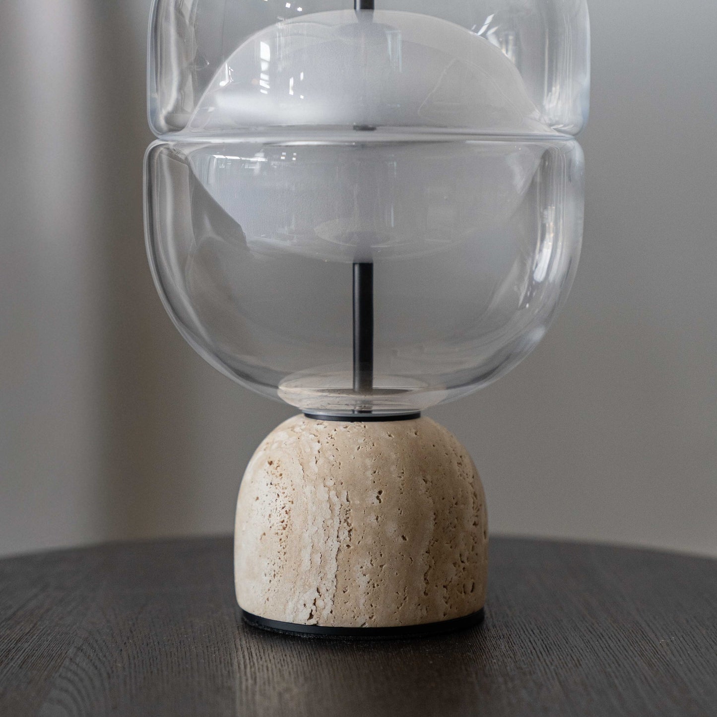 Alara Travertine Marble Modern Table Lamp