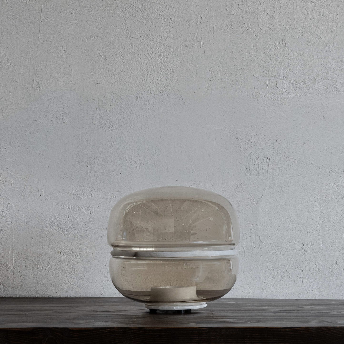 Eira Natural Marble & Glass Modern Onyx Table Lamp