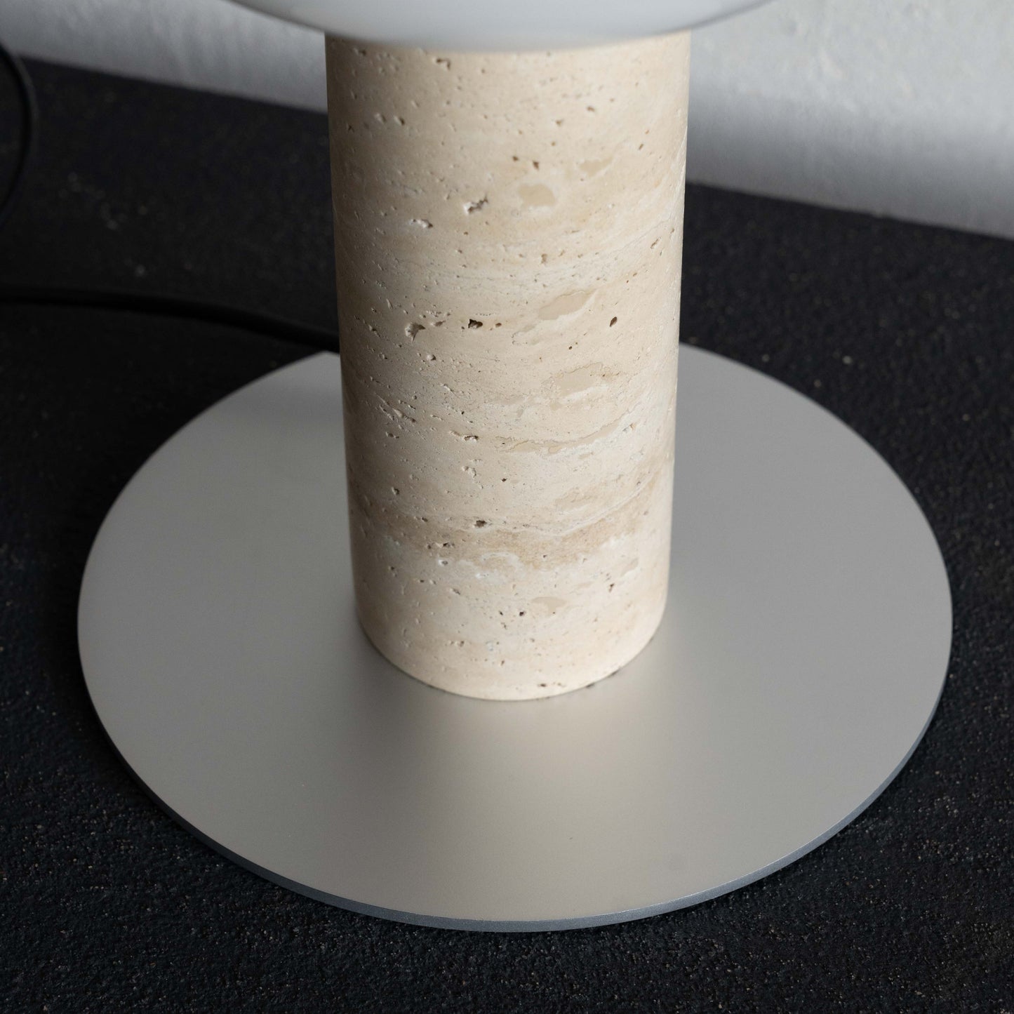 Lyra Travertine Marble Table Lamp (MT80560)