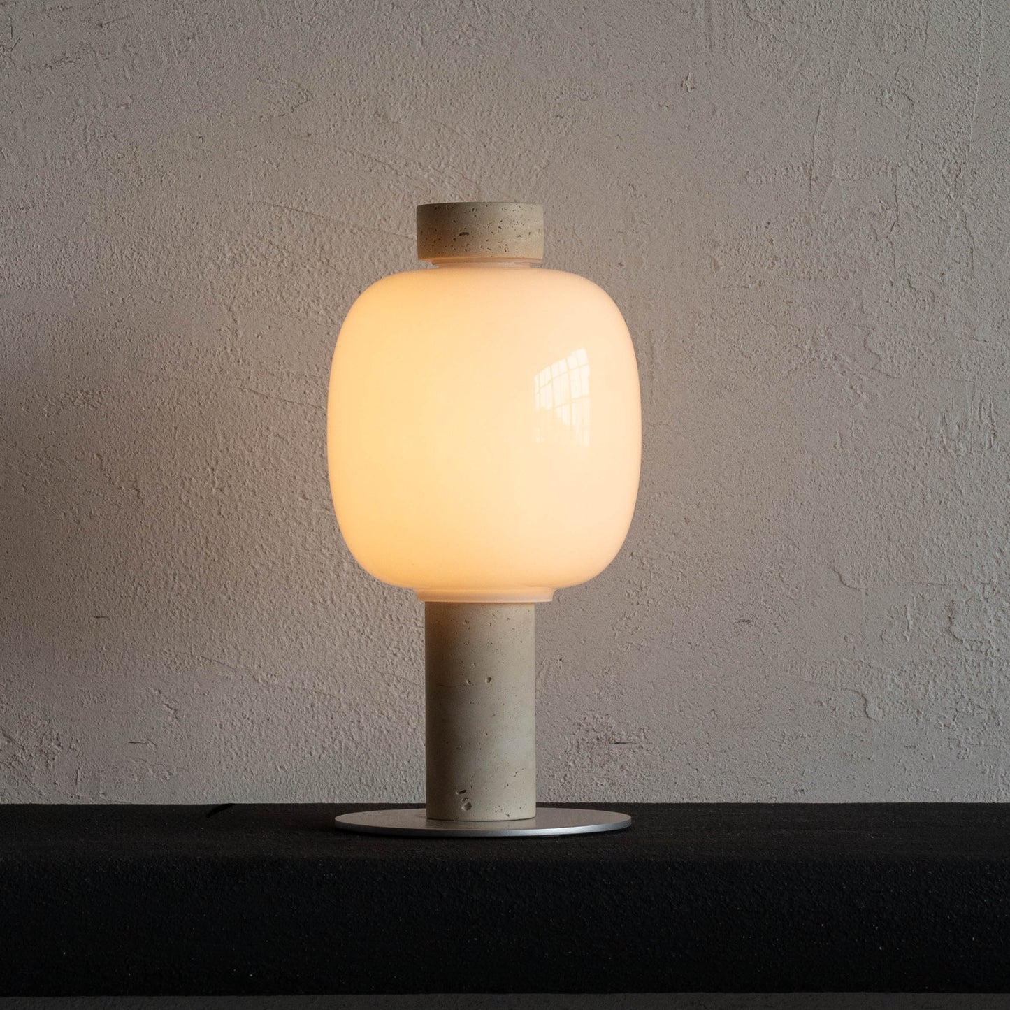 Lyra Travertine Marble Table Lamp (MT80560)