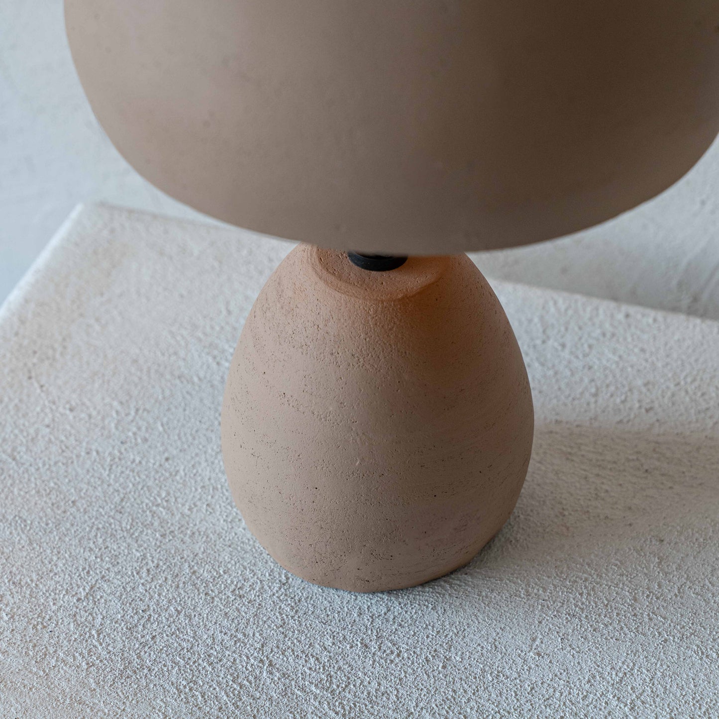 Manatar Micro Cement Table Lamp - Natural