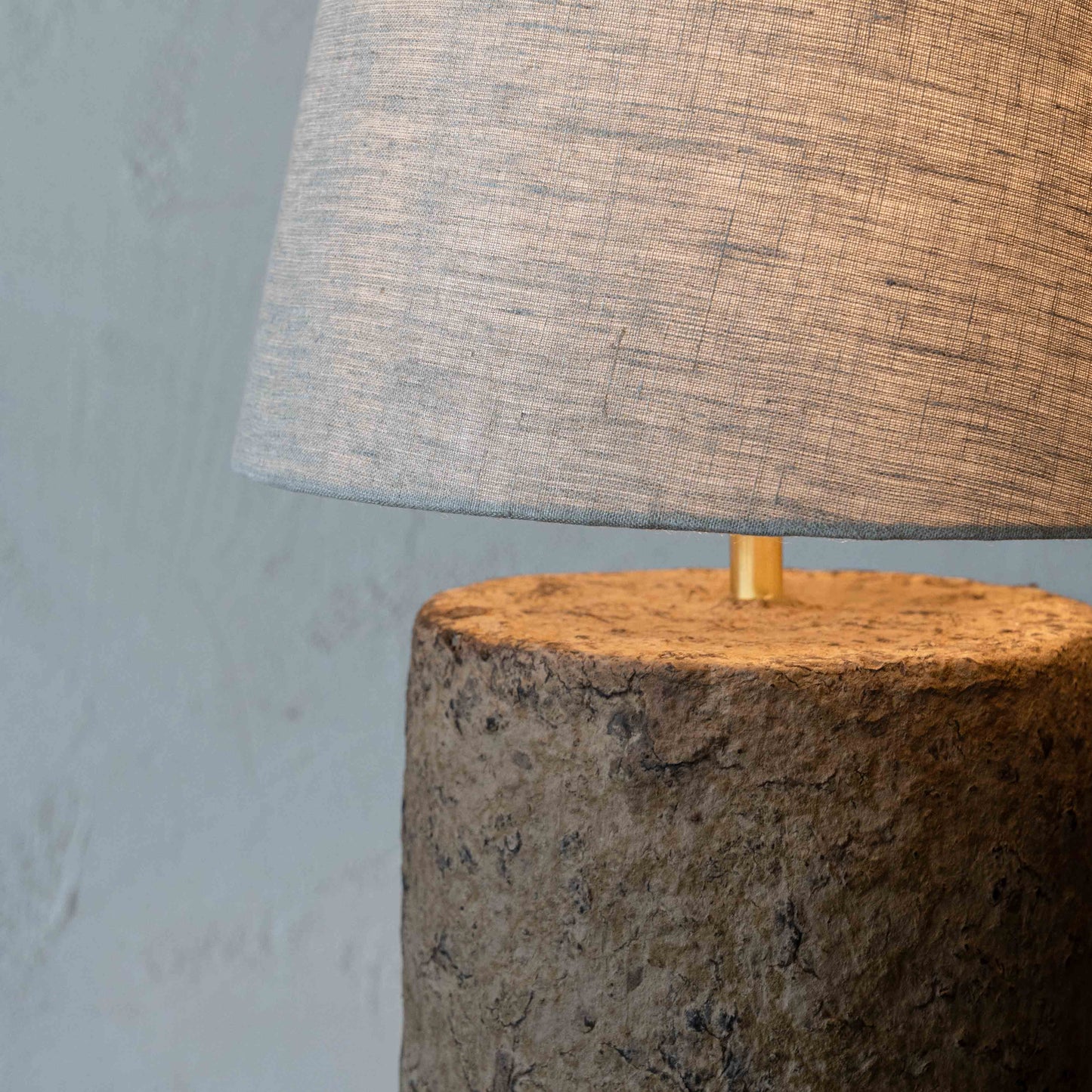 Haze Dome Paper Mâché Artisan Floor Lamp - 88553 A