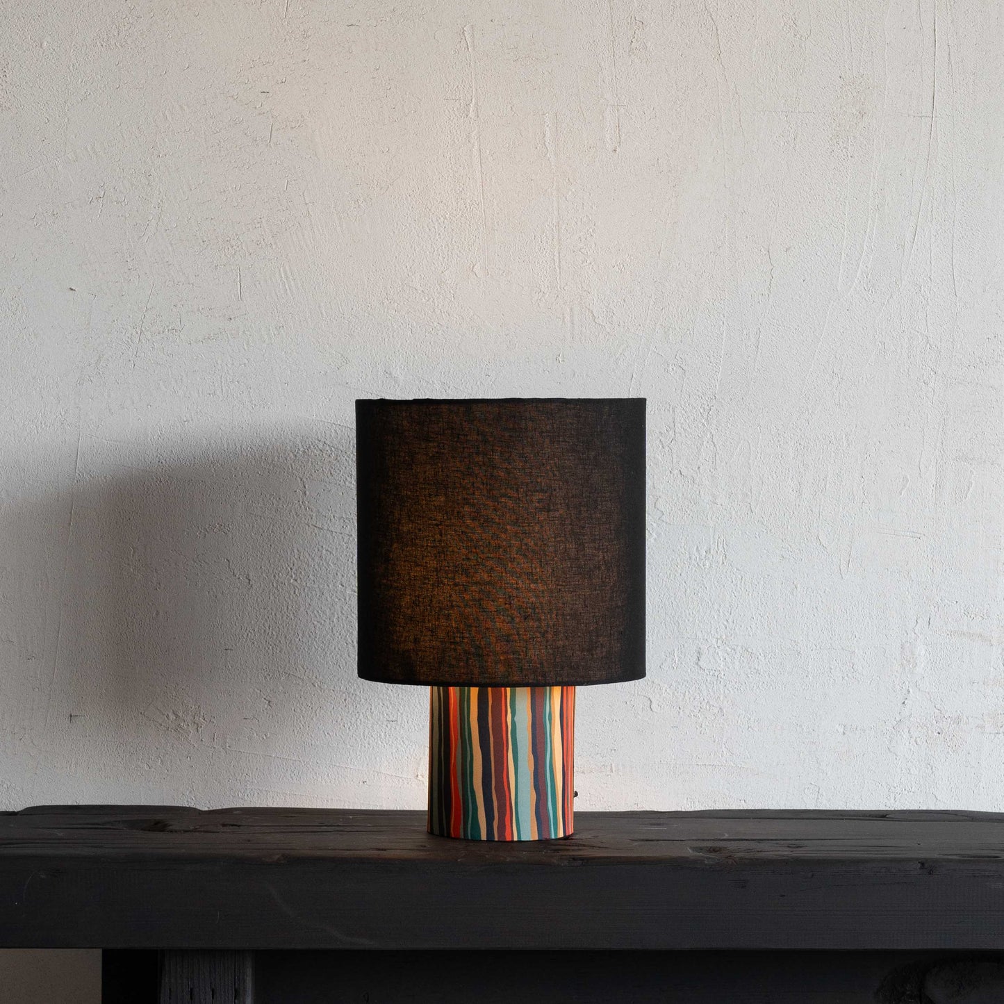 Yara Multi Color Printed Fabric Table Lamp