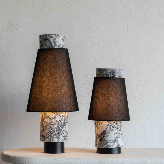 Brime Black & White Ancient Style Table Lamp