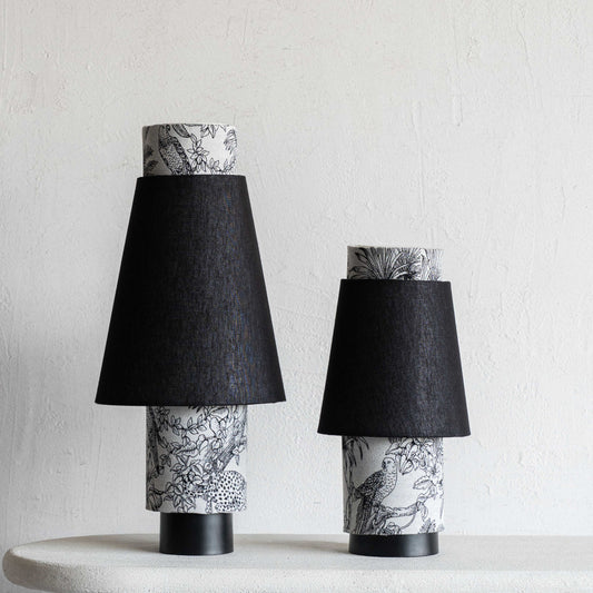 Brime Black & White Ancient Style Table Lamp