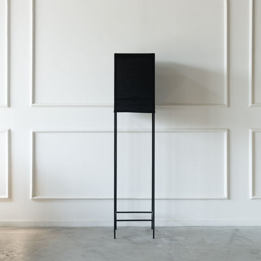 Harrison Black Fabric Shade Floor Lamp
